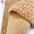 Tissu pelucheux de haute qualité 100% polyester polaire en tricot en tricot en tricot poly
